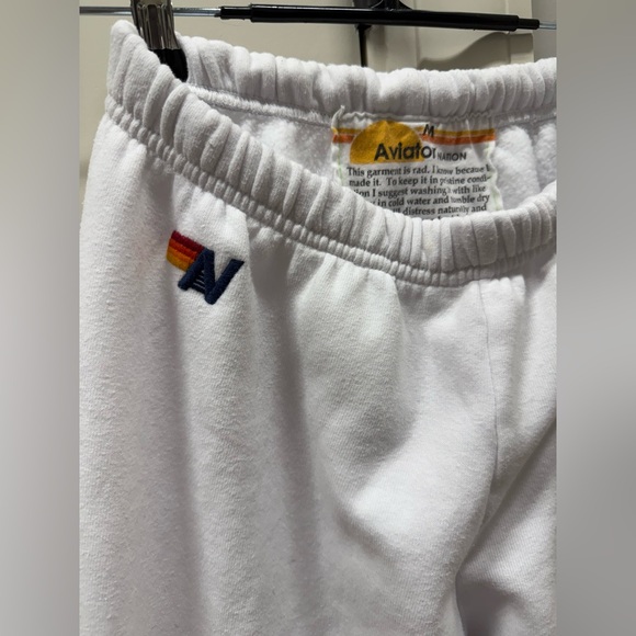 Aviator Nation Women’s Check Leg Sweatpants - Picture 2 of 6